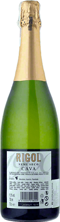 Wino Cava Rigol Semi Seco - Białe, Półsłodkie