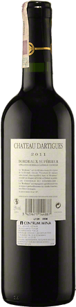 Wino Château Dartigues Bordeaux Supérieur Rouge - Czerwone, Wytrawne
