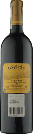 Wino Chateau Dauzac G.C.C. Margaux A.O.C. - Czerwone, Wytrawne