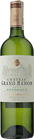 Wino Chateau Grand Renom Bordeaux Blanc - Białe, Wytrawne