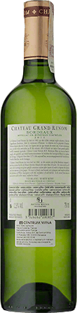 Wino Chateau Grand Renom Bordeaux Blanc - Białe, Wytrawne