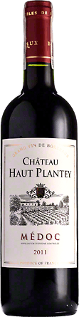 Wino Chateau Haut Plantey Haut-Medoc AOC - Czerwone, Wytrawne