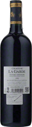 Wino Chateau La Garde Pessac-Leognan A.O.C. - Czerwone, Wytrawne