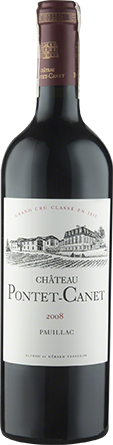 Wino Château Pontet-Canet 2008 - Czerwone, Wytrawne