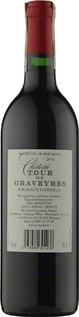 Wino Chateau Tour De Graveyres Bordeaux A.O.C. - Czerwone, Wytrawne