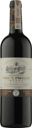 Wino Chateau Vieux Prezat Medoc A.O.C. - Czerwone, Wytrawne