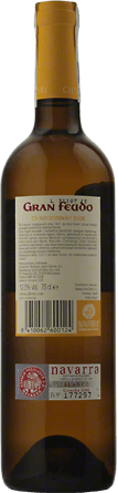 Wino Chivite Gran Feudo Chardonnay Navarra D.O. - Białe, Wytrawne