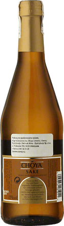 Wino Choya Sake 0,5l - Białe, Słodkie