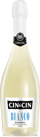 Wino Cin Cin Spumante Bianco - Białe, Półsłodkie