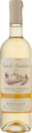 Wino Cour de Mandelotte Bordeaux Blanc AOP Moelleux - Białe, Półsłodkie