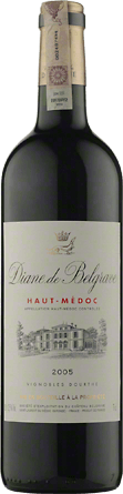 Wino Diane de Belgrave Haut Medoc A.O.C. - Czerwone, Wytrawne