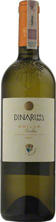Wino Dinari Del Duca Grillo Sicilia I.G.T. - Białe, Wytrawne