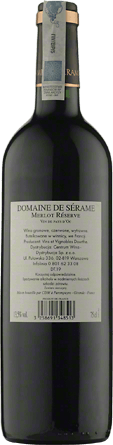 Wino Domaine de Serame Merlot Reserve Vin de Pays d'Oc - Czerwone, Wytrawne