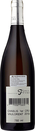 Wino Domaine Fevre Chablis 1-er Cru 'Vaulorent' AOC Chablis 2019 - Białe, Wytrawne
