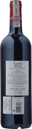 Wino Esprit De Pavie Bordeaux - Czerwone, Wytrawne