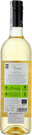 Wino Fairgrape VdT de Castilla Airen Sauvignon Blanc Organic - Białe, Wytrawne