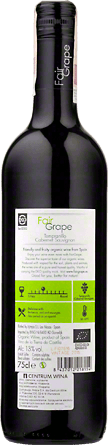 Wino Fairgrape VdT de Castilla Tempranillo Cabernet Sauvignon Organic - Czerwone, Wytrawne