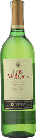 Wino Felix Solis Los Molinos Valdepeñas D.O. Blanco - Białe, Wytrawne