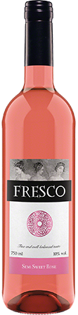Wino Fresco Rose Medium Sweet - Różowe, Półsłodkie