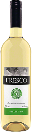 Wino Fresco White Medium Dry - Białe, Półwytrawne
