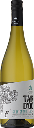 Wino Gayda T'Air D'Oc Sauvignon Blanc IGP - Białe, Wytrawne