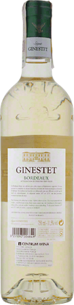 Wino Ginestet Bordeaux Blanc - Białe, Wytrawne