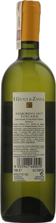 Wino I Giusti & Zanza Nemorino Toscana I.G.T. Bianco - Białe, Wytrawne