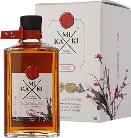 Alkohole mocne Kamiki Sakura Japanese Wood Whisky - Inne, Inne