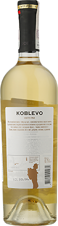 Wino Koblevo Muscat - Białe, Półsłodkie