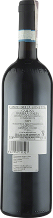 Wino La Spinetta Barbera d'Alba Gallina DOC 2019 - Czerwone, Wytrawne