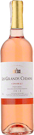 Wino Les Grands Chemins Cinsault Rose - Różowe, Półwytrawne