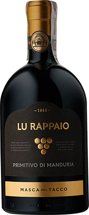 Wino Masca Del Tacco Lu Rappaio Primitivo di Manduria - Czerwone, Półwytrawne