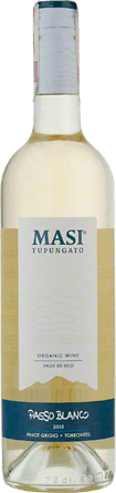 Wino Masi Tupungato Passo Blanco Argentina - Białe, Wytrawne
