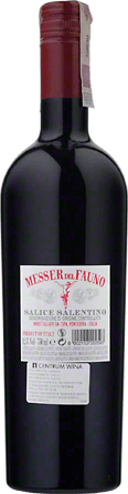 Wino Messer Del Fauno D.O.C. Salice Salentino - Czerwone, Półwytrawne