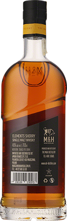 Alkohole mocne M&H Elements Sherry Cask Whisky - Inne, Inne
