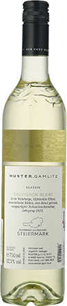 Wino Muster Gamlitz Sauvignon Blanc Klassik Qualitatswein Steiermark - Białe, Wytrawne