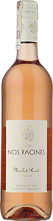 Wino Nos Racines Merlot Rose IGP Pays d’Oc - Różowe, Wytrawne