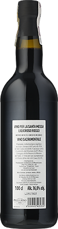 Wino Pellegrino Vino per La S. Messa Liquoroso Rosso - Czerwone, Słodkie
