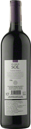 Wino Pueblo del Sol Tannat Roble - Czerwone, Wytrawne