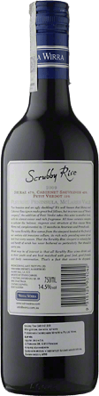 Wino Scrubby Rise Shiraz Cabernet Sauvignon Petit Verdot - Czerwone, Wytrawne