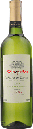 Wino Soldepenas Airen Viura - Białe, Półwytrawne