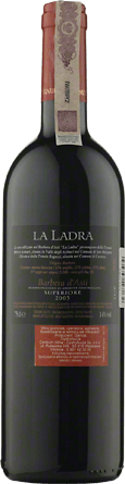 Wino Tenute dei Vallarino La Ladra Barbera D'Asti Superiore D.O.C. - Czerwone, Wytrawne