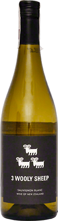 Wino The Three Wooly Sheep Sauvignon Blanc - Białe, Wytrawne