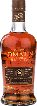 Alkohole mocne Tomatin 36YO Single Malt Scotch Whisky - Inne, Wytrawne