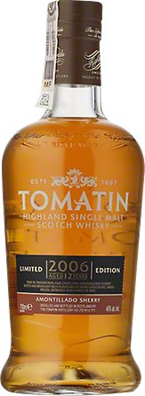 Alkohole mocne Tomatin Amontillado Sherry Cask Finish Single Malt 12YO Whisky - Inne, 