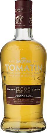 Alkohole mocne Tomatin French Collection Cognac Edition Single Malt Whisky 2008 - , 