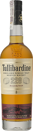 Alkohole mocne Tullibardine Single Malt Scotch Whisky 228 Burgundy Cask Finish 43% - Inne, Wytrawne