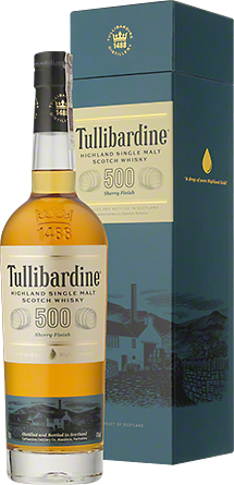 Alkohole mocne Tullibardine Single Malt Scotch Whisky 500 Sherry Cask Finish 43% - Inne, Wytrawne