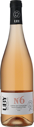 Wino UBY Rosé No6 IGP Cotes de Gascogne - Różowe, Półwytrawne