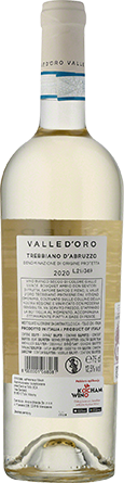 Wino Valle D'oro Trebbiano D'Abruzzo - Białe, Wytrawne